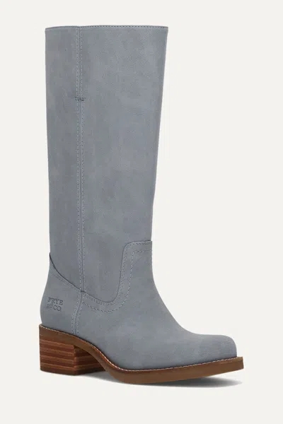 Frye And Co Miranda 14 Wide Calf In Blue