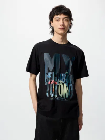 Uniqlo Studio Ghibli Ut Graphic T-shirt My Neighbor Totoro Black 2xs  Us