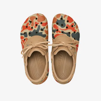 Crocs Boat-effect Camouflage-printed Clogs In Multi