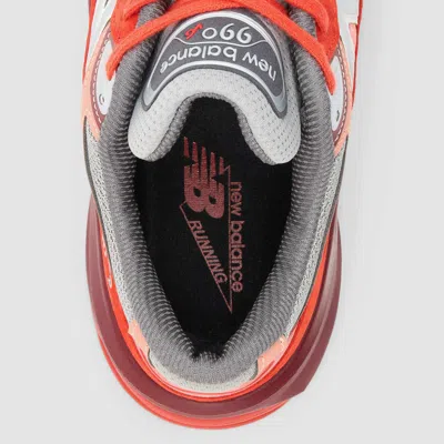 New Balance Modern Sneakers With Padded Collar And Mesh In Red