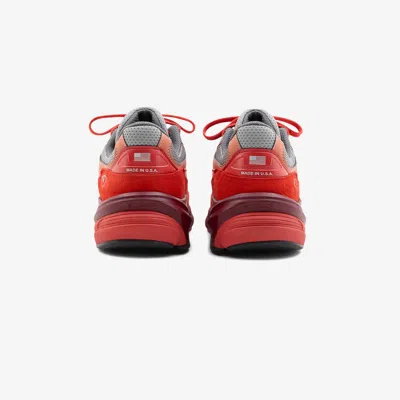 New Balance Modern Sneakers With Padded Collar And Mesh In Red