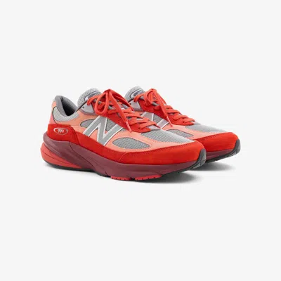 New Balance Modern Sneakers With Padded Collar And Mesh In Red