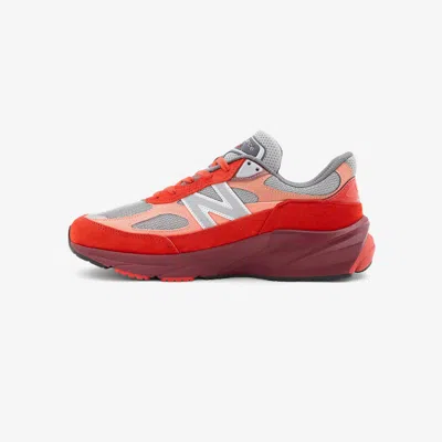 New Balance Modern Sneakers With Padded Collar And Mesh In Red