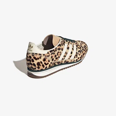 Adidas Originals Sl 71 Og Leopard-pattern Sneakers In Brown