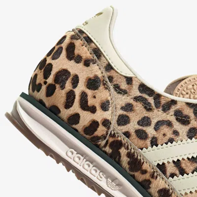 Adidas Originals Sl 71 Og Leopard-pattern Sneakers In Brown