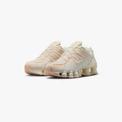 Nike Shox Tl Pearlised Sneakers In Neutral