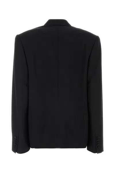 Dries Van Noten Sophisticated Wool Blend Jacket For Women In Black