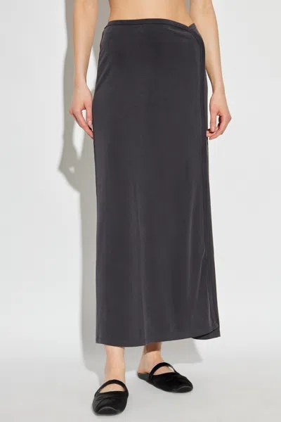 Samsoe & Samsoe Sasus High-waisted Skirt In Gray