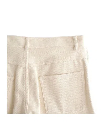 Auralee Belt Loop Jeans In Neutral