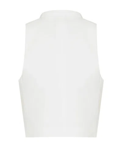 Tom Ford Sleeveless Button Vest In White