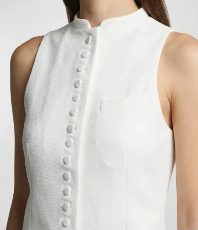 Tom Ford Sleeveless Button Vest In White