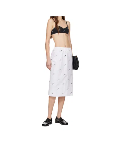 Rier Pop Flowers Thin Strap Bra In Black