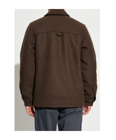 Samsoe & Samsoe Oversized Shirt Jacket In Brown