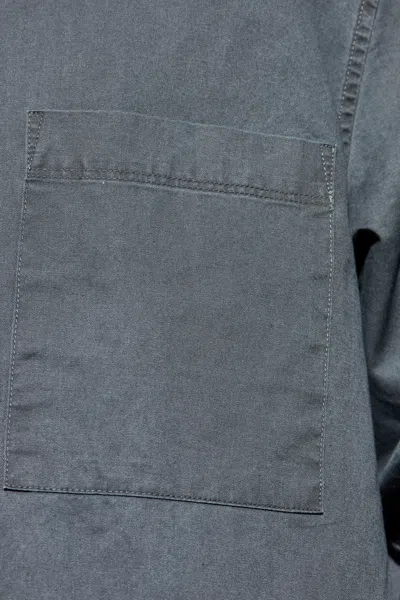 Samsoe & Samsoe Sataka Pocket Button Shirt In Blue