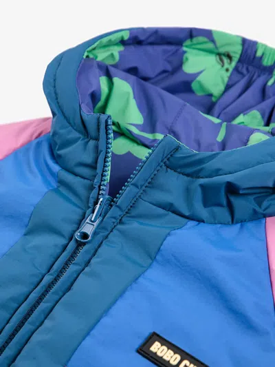 Bobo Choses Reversible Padded Jacket In Multi