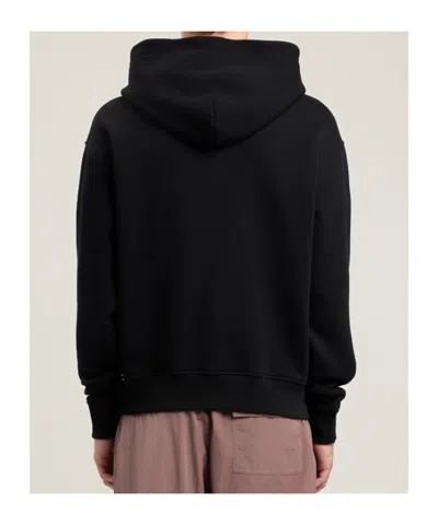 Palm Angels Black Graphic Hood Sweatshirt