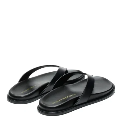Stuart Weitzman Marykate Flip-flop Sandals In Black