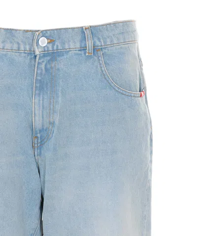 Amish Belt Loop Jeans In Blue