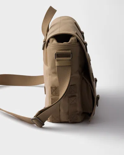 Prada Canvas Shoulder Bag Strap Top Handle