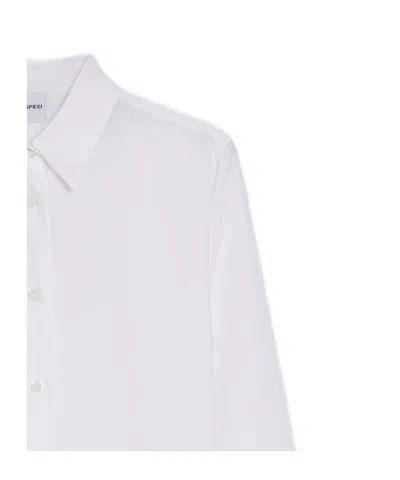 Aspesi Camicia In Popeline Di Cotone In White