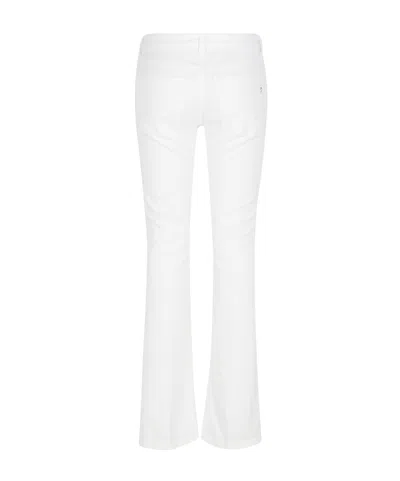 Dondup Belt Loop Jeans In White