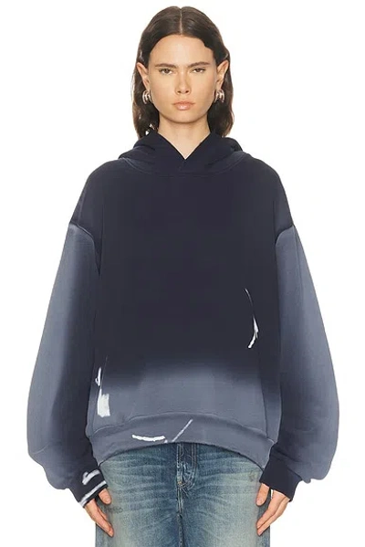 Acne Studios Bow Sweatshirt In Blue