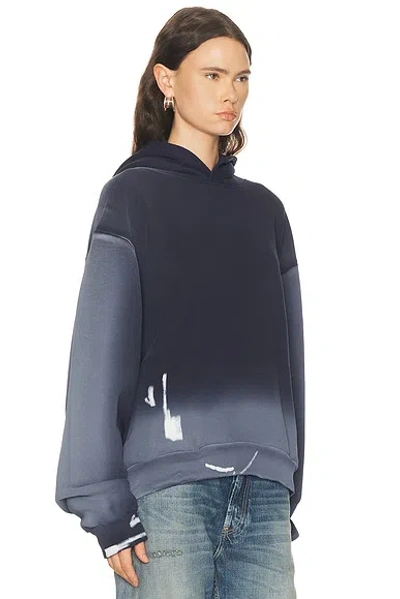 Acne Studios Bow Sweatshirt In Blue