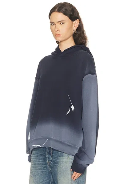Acne Studios Bow Sweatshirt In Blue