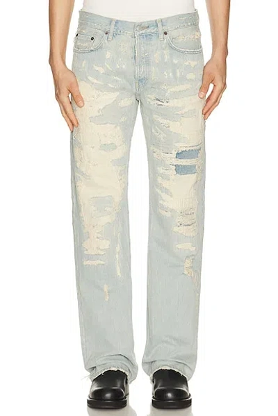 Acne Studios Distressed-details Jeans In Blue