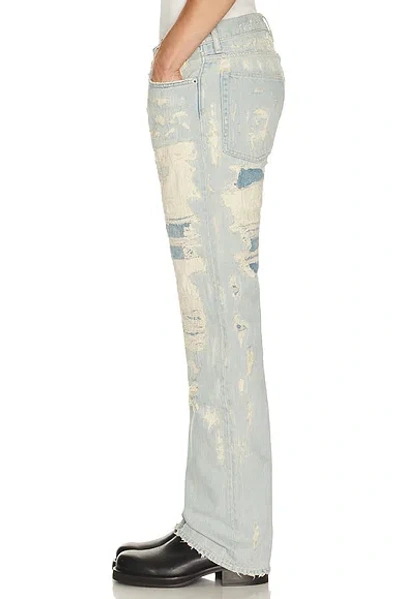 Acne Studios Distressed-details Jeans In Blue