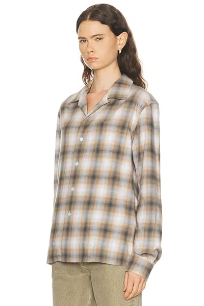 Jw Anderson Check Shirt In Multi