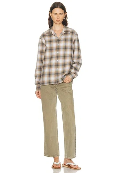 Jw Anderson Check Shirt In Multi