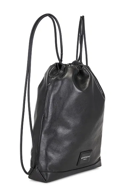 Givenchy Antigona Stamped Drawstring Backpack In Black