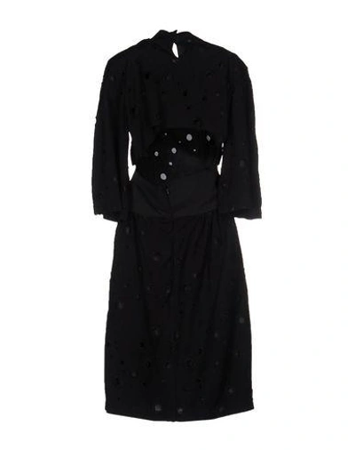 Shop Damir Doma Knee-length Dress In Black