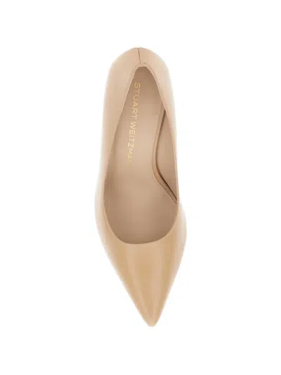 Stuart Weitzman 85mm Pointed Pumps In Brown