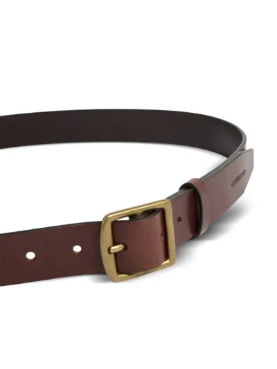 Dsquared2 Debossed-logo Belt In Brown