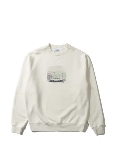 Edmmond Studios Graphic-print Sweatshirt In White