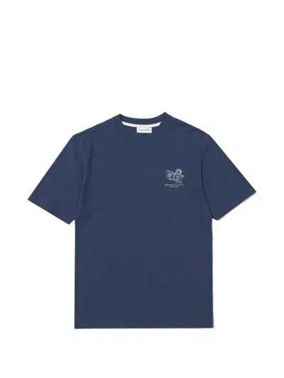 Edmmond Studios Graphic-print T-shirt In Blue