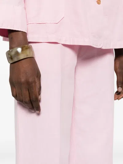 Rosso 35 Elasticated Trousers In Pink