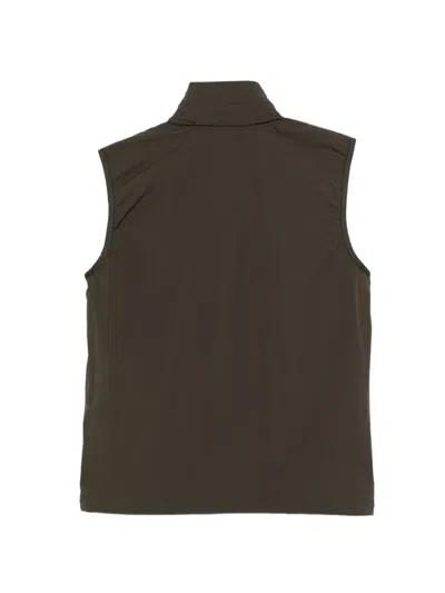 Aspesi Zip-up Vest In Black
