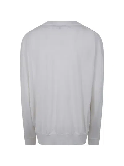 Sofie D'hoore Muscat Long Sleeve Crew Neck Pullover In Silver