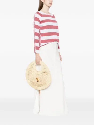 Arovescio Striped-pattern T-shirt In Multi