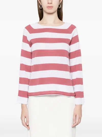 Arovescio Striped-pattern T-shirt In Multi