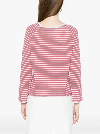 Arovescio Striped-pattern T-shirt In Multi