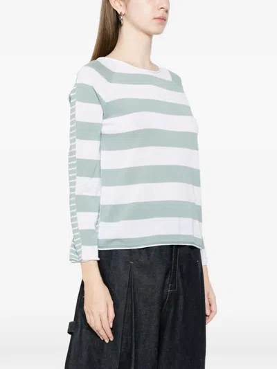 Arovescio Striped-pattern T-shirt In Multi