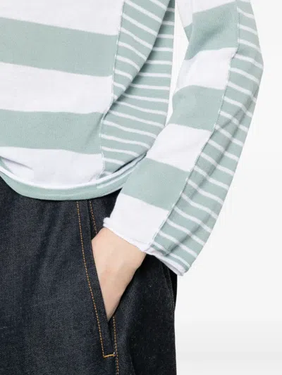 Arovescio Striped-pattern T-shirt In Multi