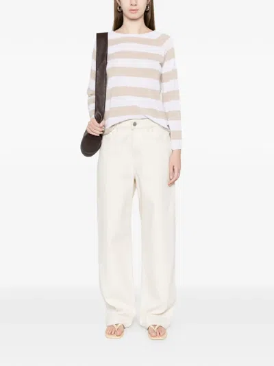 Arovescio Striped-pattern T-shirt In Multi