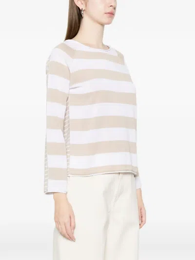 Arovescio Striped-pattern T-shirt In Multi