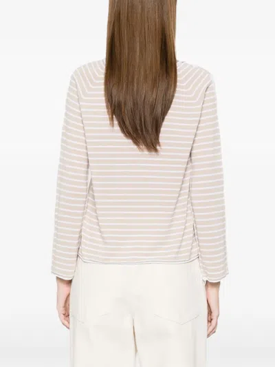 Arovescio Striped-pattern T-shirt In Multi