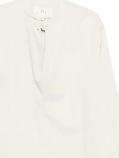 Studio Nicholson Button-fastening Top In White